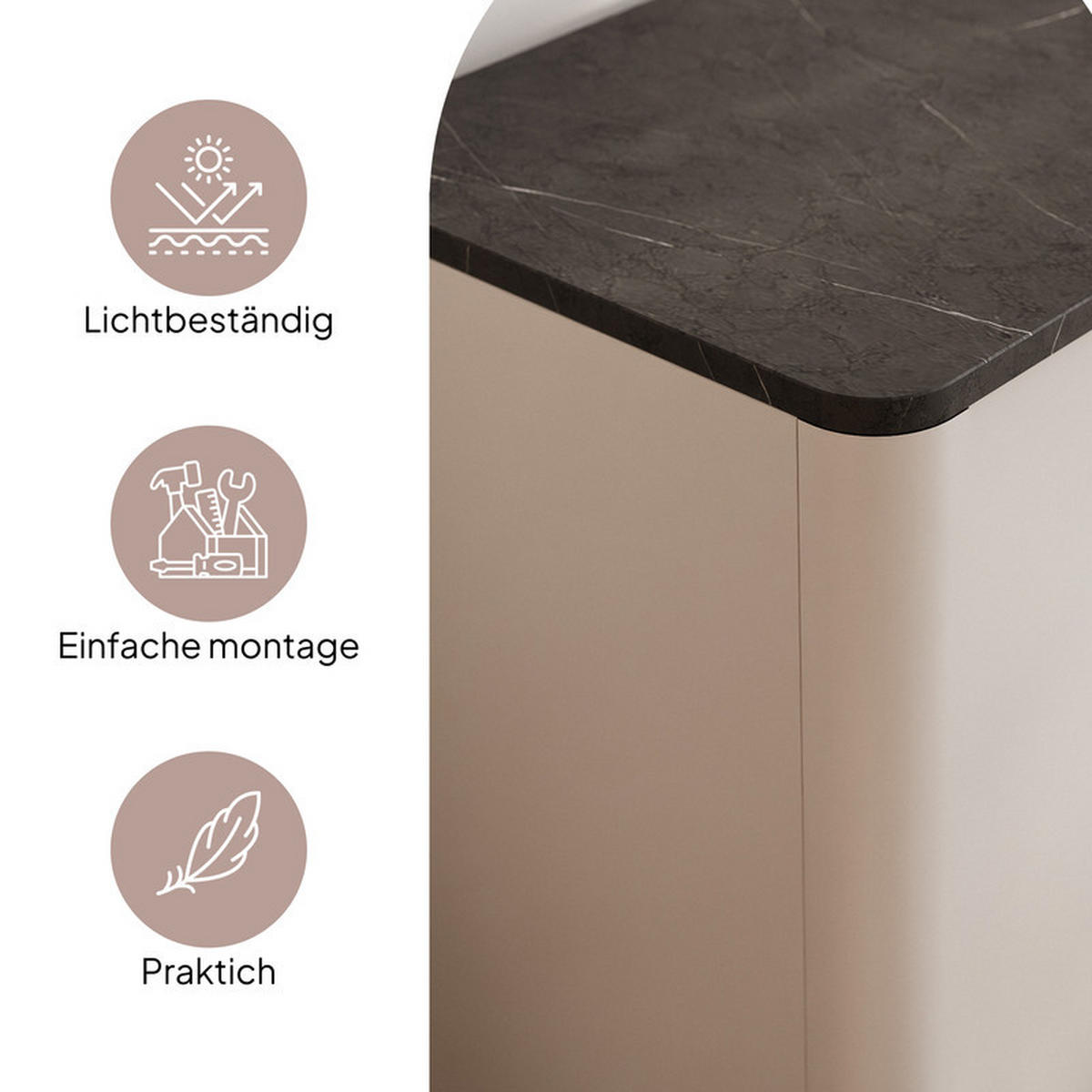 KLEIDERSCHRANK mit Schubladen NAVANI 90 cm - Schwarz/Grau, Holzwerkstoff/Metall (90/191/60cm) - Idohome