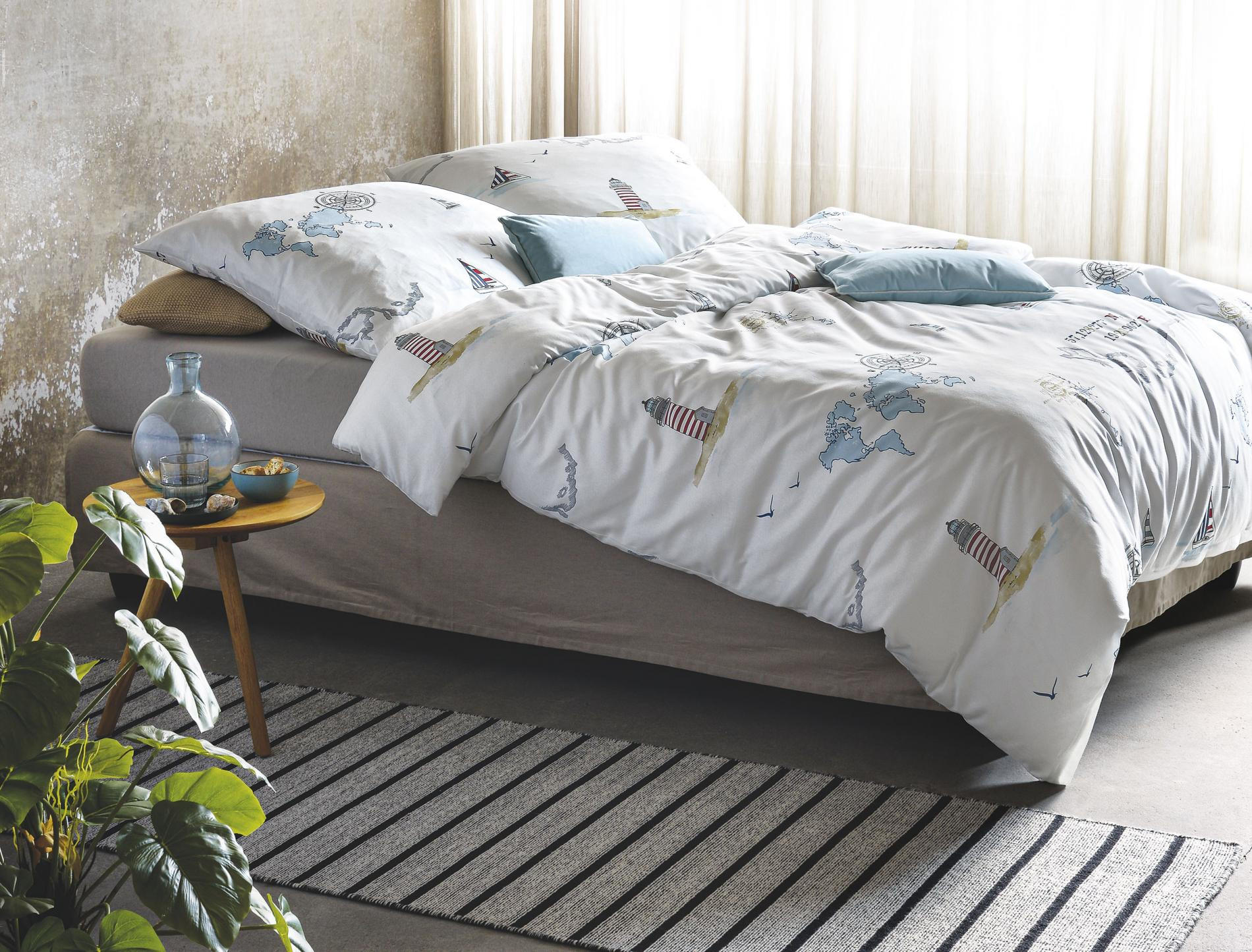 BETTWÄSCHE EASY 8405 - Blau, Textil (155/220cm) - Irisette