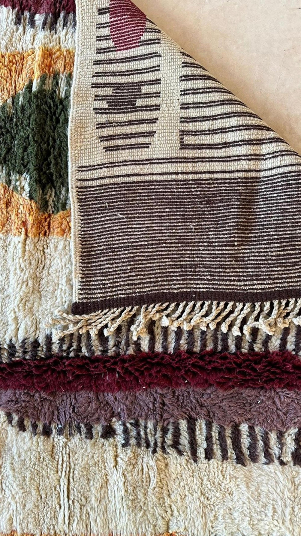 BERBERTEPPICH aus Marokko modern 140x 200 cm - Multicolor, Naturmaterialien (140/200cm) - AFK Living