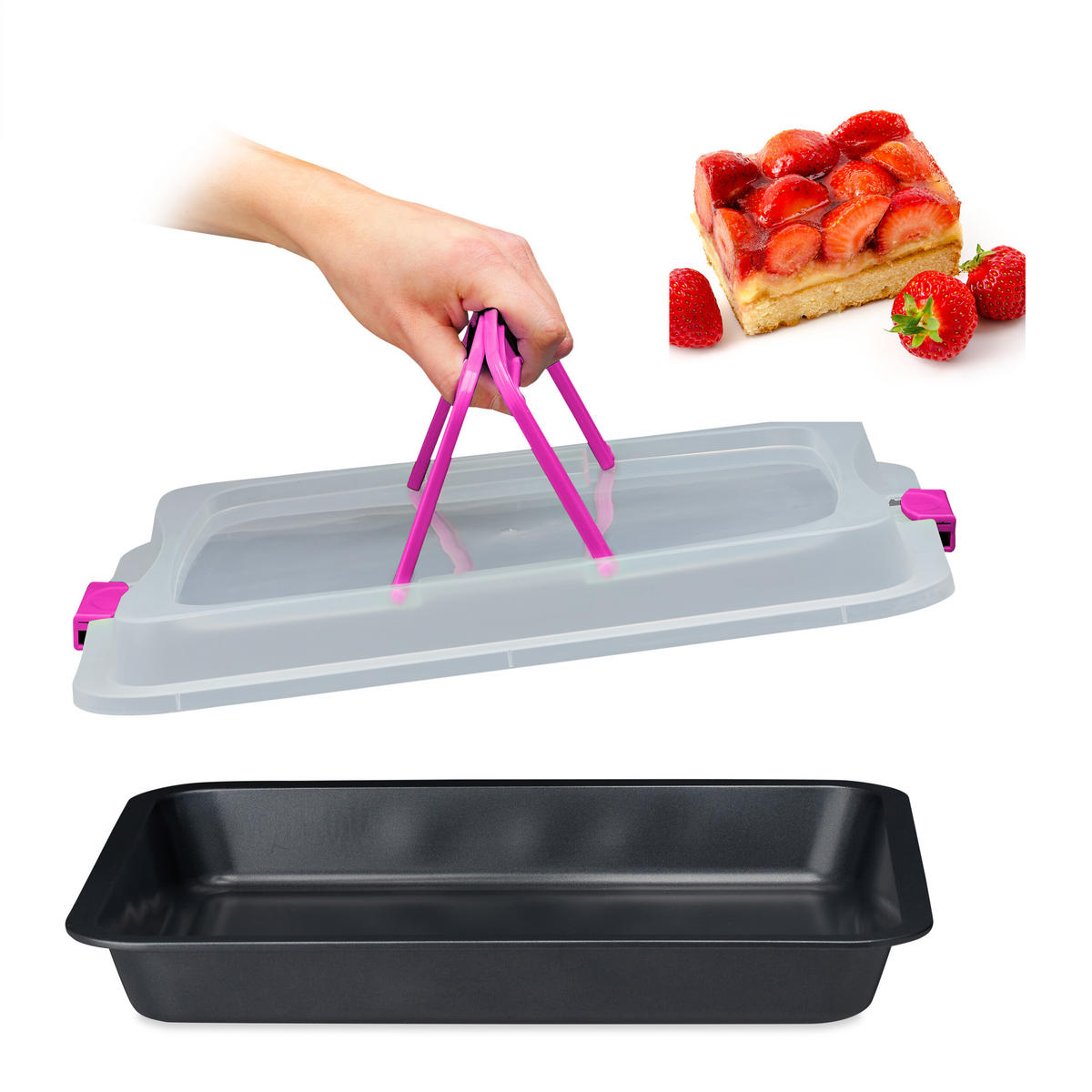 PLECH 3 v 1 - viacfarebná, kov/plast (40.5/8/32.5cm) - Relaxdays