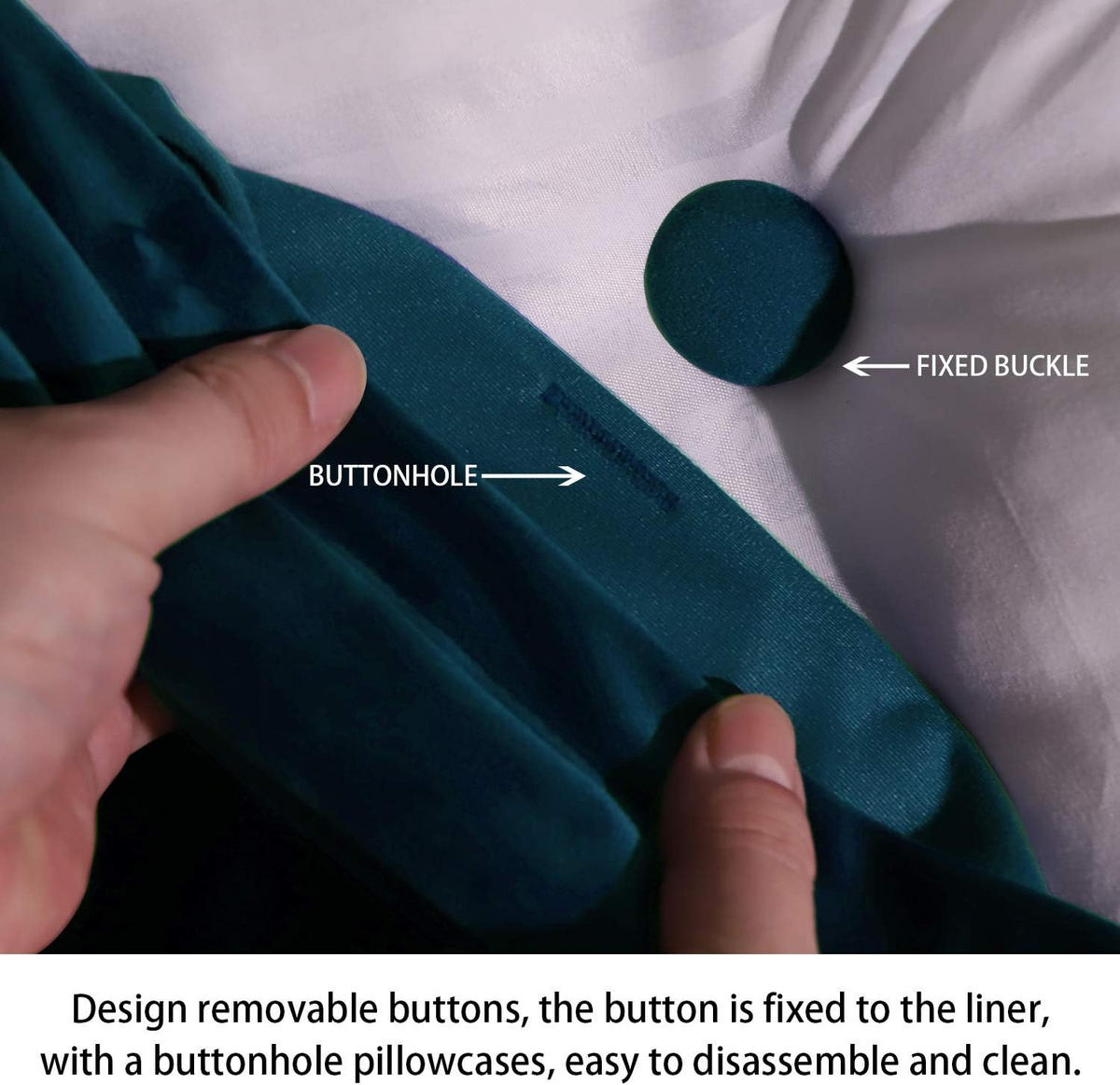 RÜCKENKISSEN Körperkontur Samtlook Blau 200 cm - Blau, Textil (55/200cm) - Vercart