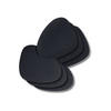 UNTERSETZER - Veganes Leder - Schwarz - Organic - 13 x 11 cm - 6 Stück - Schwarz, Kunststoff (11/13cm) - Cookinglife