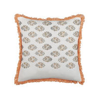 DEKOKISSEN Weiß 45/45 cm Sativus - Weiß, Naturmaterialen/Textil (45/45cm) - Beliani