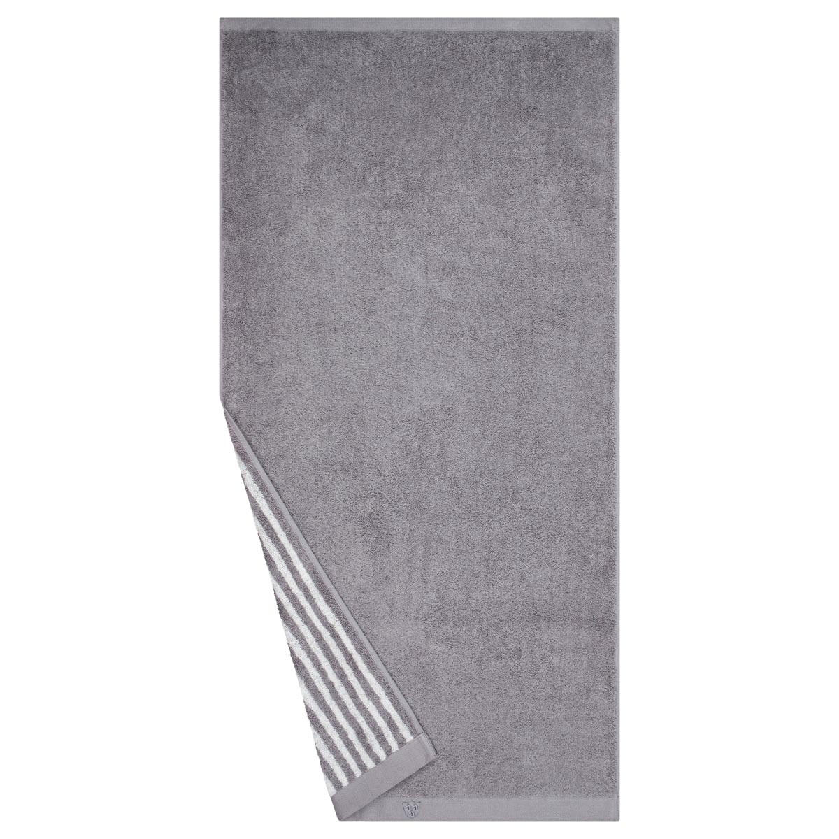 FROTTIERSET Doubleface Stripes 4-teilig - Grau, Textil (50/100cm) - Ross