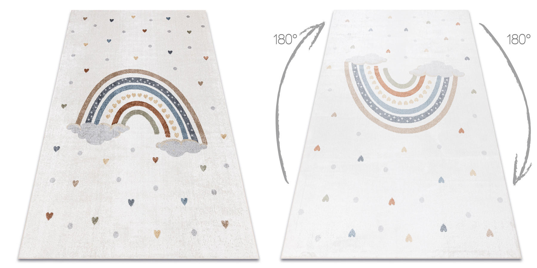 TEPPICH Bono 120/170 cm - Creme, Textil (120/170cm) - rugsX