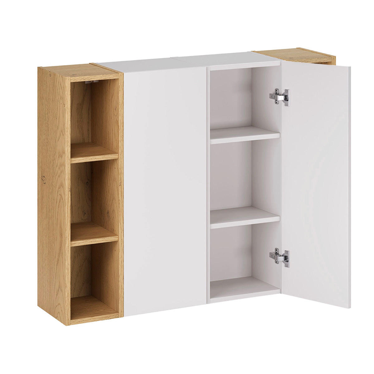 HÄNGESÄULE Oria Weiß - Weiß, Holzwerkstoff (50/160/26.6cm) - Petits-meubles