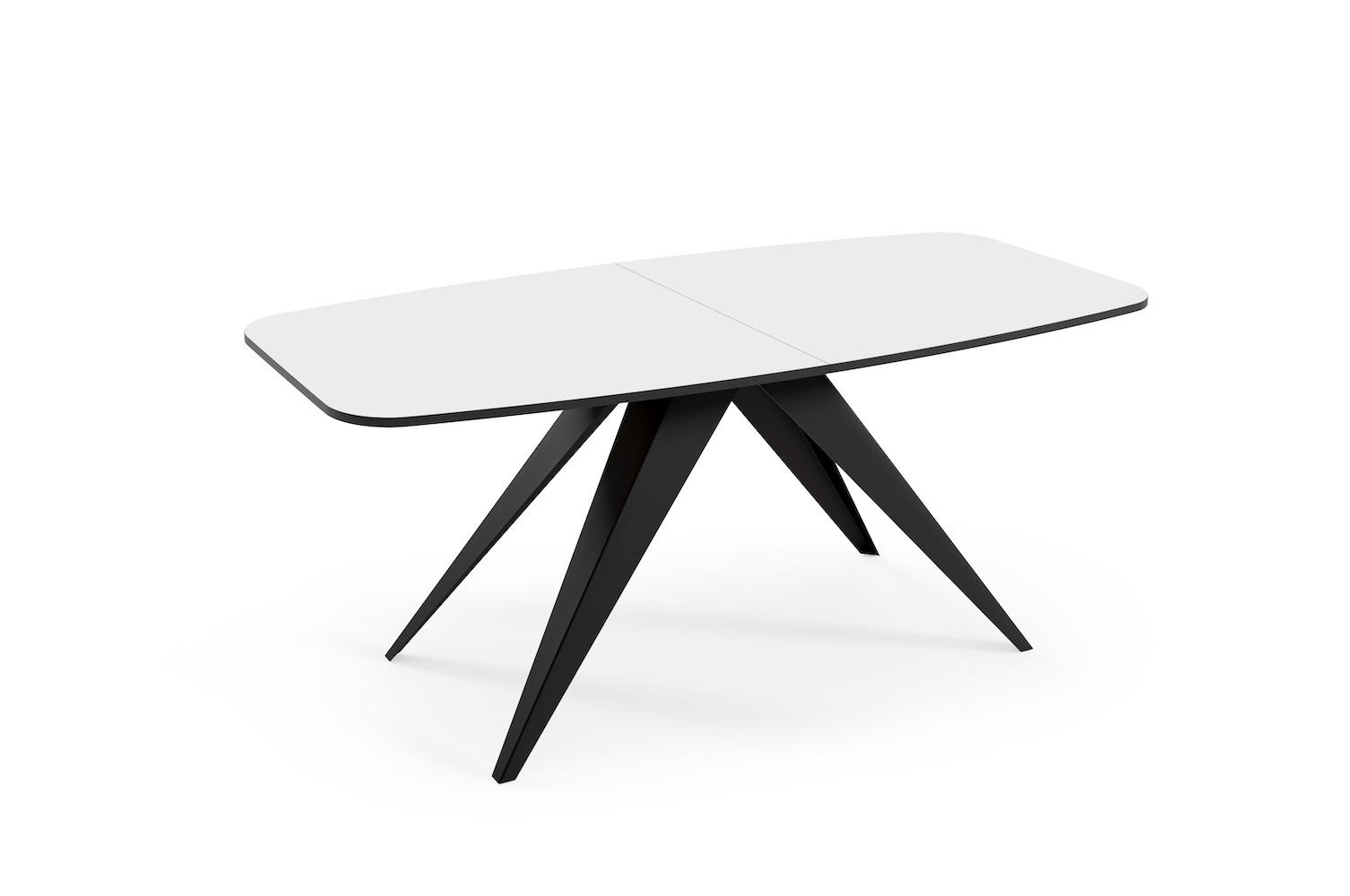 Feldmann-Wohnen Esstisch Weiß 90x76x180 cm
