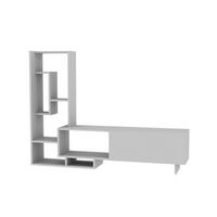 TV-ELEMENT Pegai Weiß - Weiß, Holzwerkstoff (120/40/29.5cm) - Decorotika
