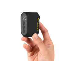 FAHRRADPUMPE elektrisch mit Digitalem Manometer - Schwarz, Kunststoff (2.8/7/4.9cm)