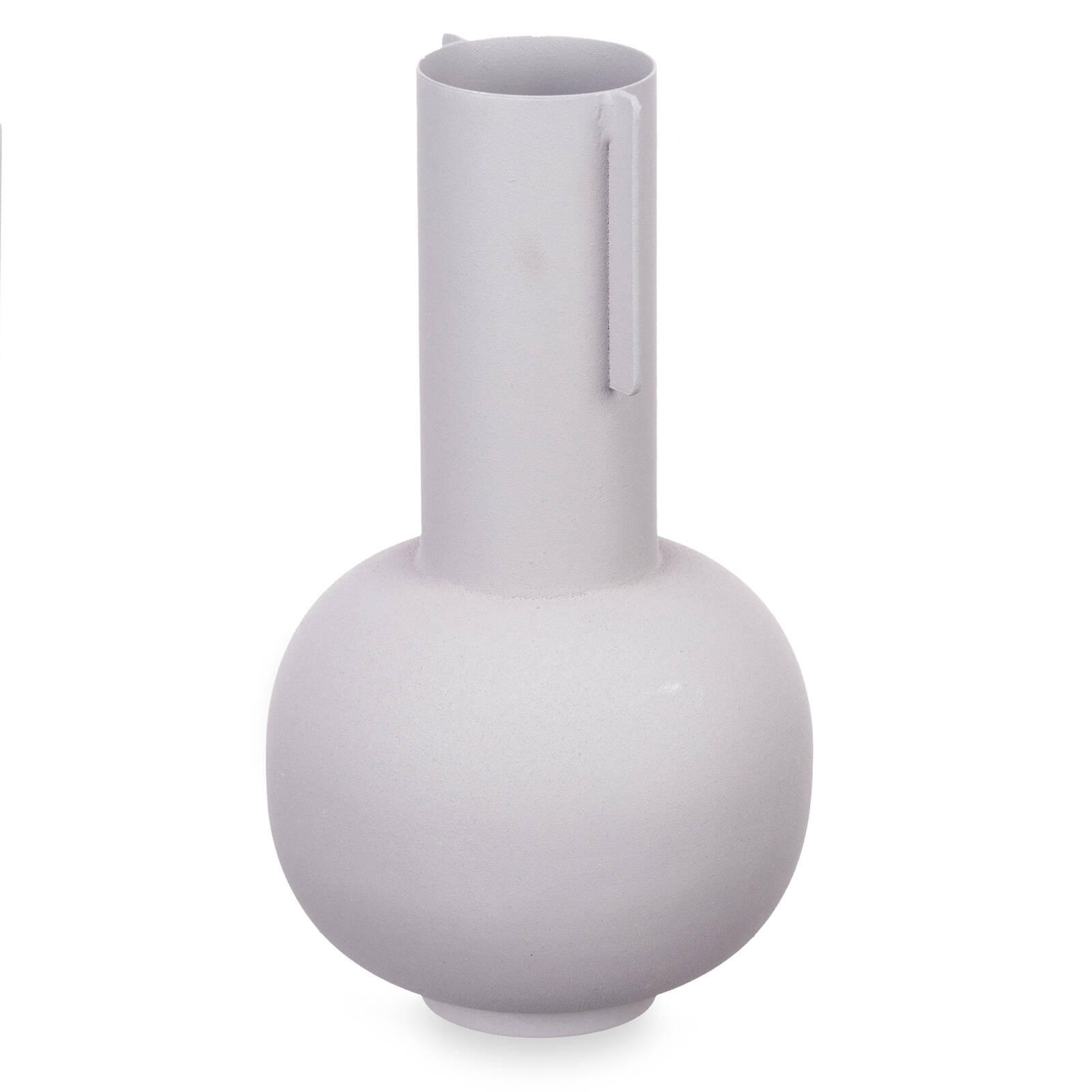 VASE Metall Pastell 14/28 cm - Grau, Metall (28cm) - Giftdecor