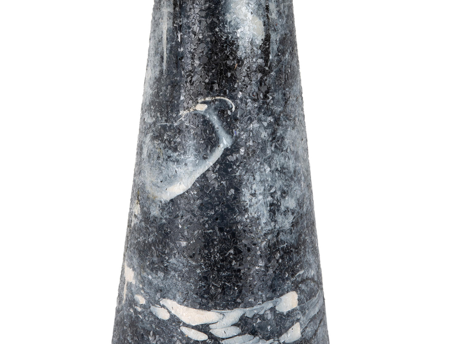 BEISTELLTISCH Mosaic Marble Schwarz 40/40/42 cm - Schwarz, Metall (40/40/42cm) - Leitmotiv