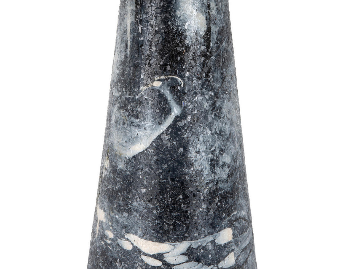 BEISTELLTISCH Mosaic Marble Schwarz 40/40/42 cm - Schwarz, Metall (40/40/42cm) - Leitmotiv