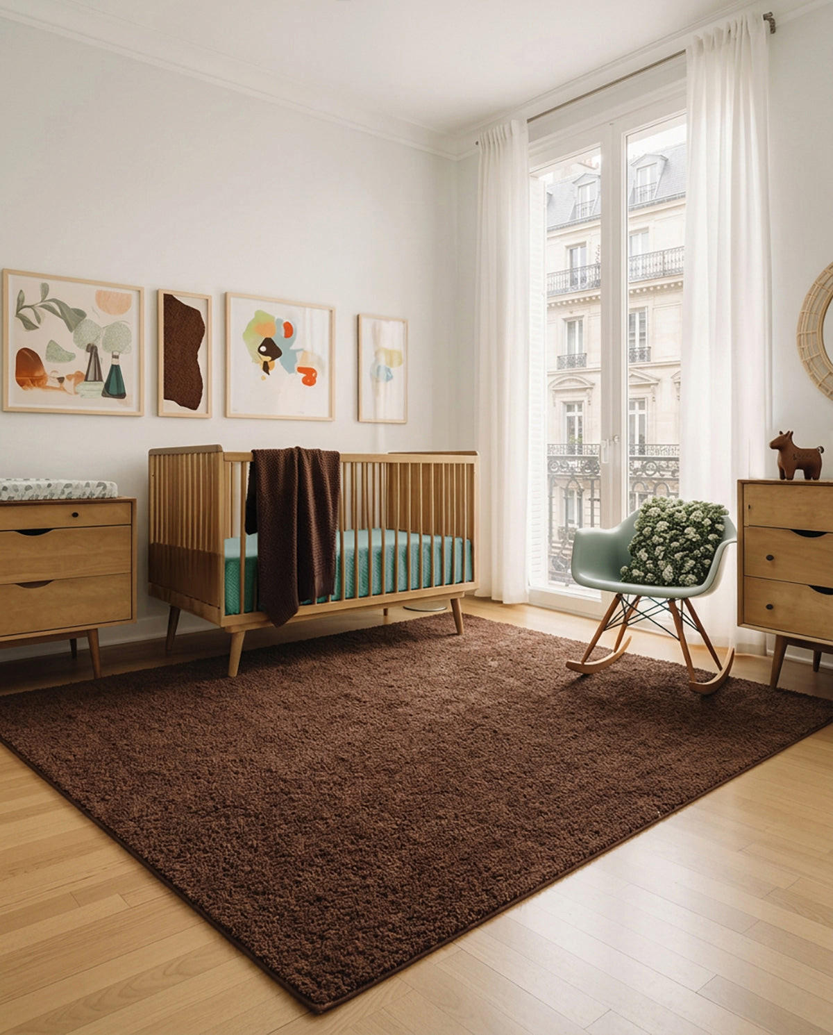 TEPPICH, Zeitgenössischer im Lammfell-Look rot - Rot, Textil (160/230cm) - AFK Living