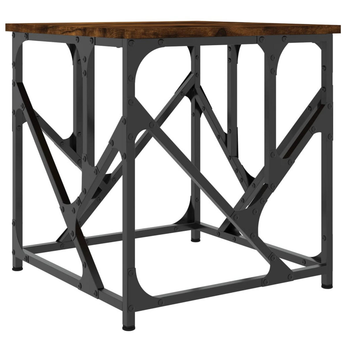 COUCHTISCH Räuchereiche 45x45x47,5 cm Holzwerkstoff - Braun, Holzwerkstoff (45/45/47.5cm) - furnicato