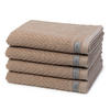 HANDTUCH Smart 4er-Set - Braun, Textil (50/100cm) - Ross