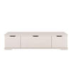 MASSIVHOLZ-TV-SCHRANK Arhus, Buche - lackiert, Weiß - Weiß, Holz/Buchenholz (157.2/38.5/45cm) - Visby