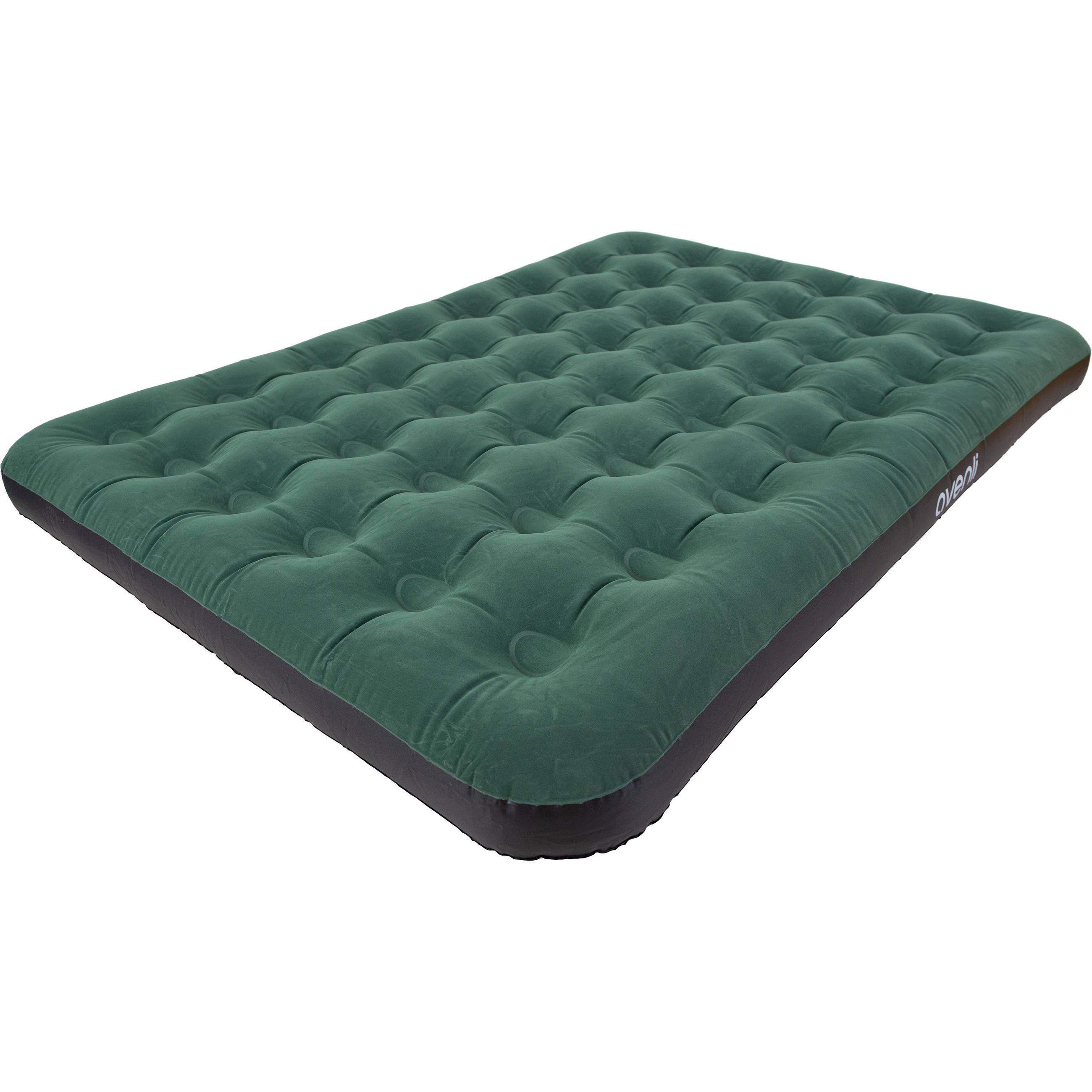 LUFTBETT Luftmatratze Camping CloudCoil grün 203x152x22cm - Grün, Kunststoff (152/203cm) - Avenli