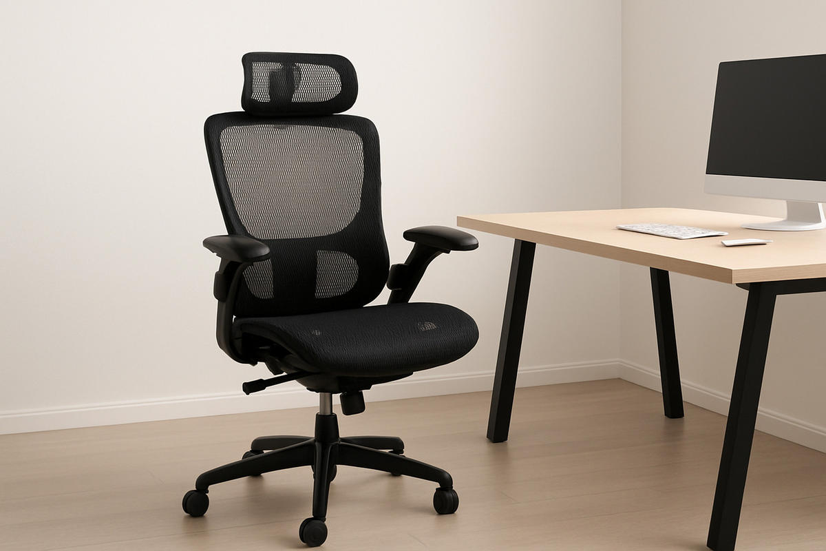 BÜROSTUHL Koven schwarz - Schwarz, Kunststoff/Metall (65/128/65cm) - TPFLiving