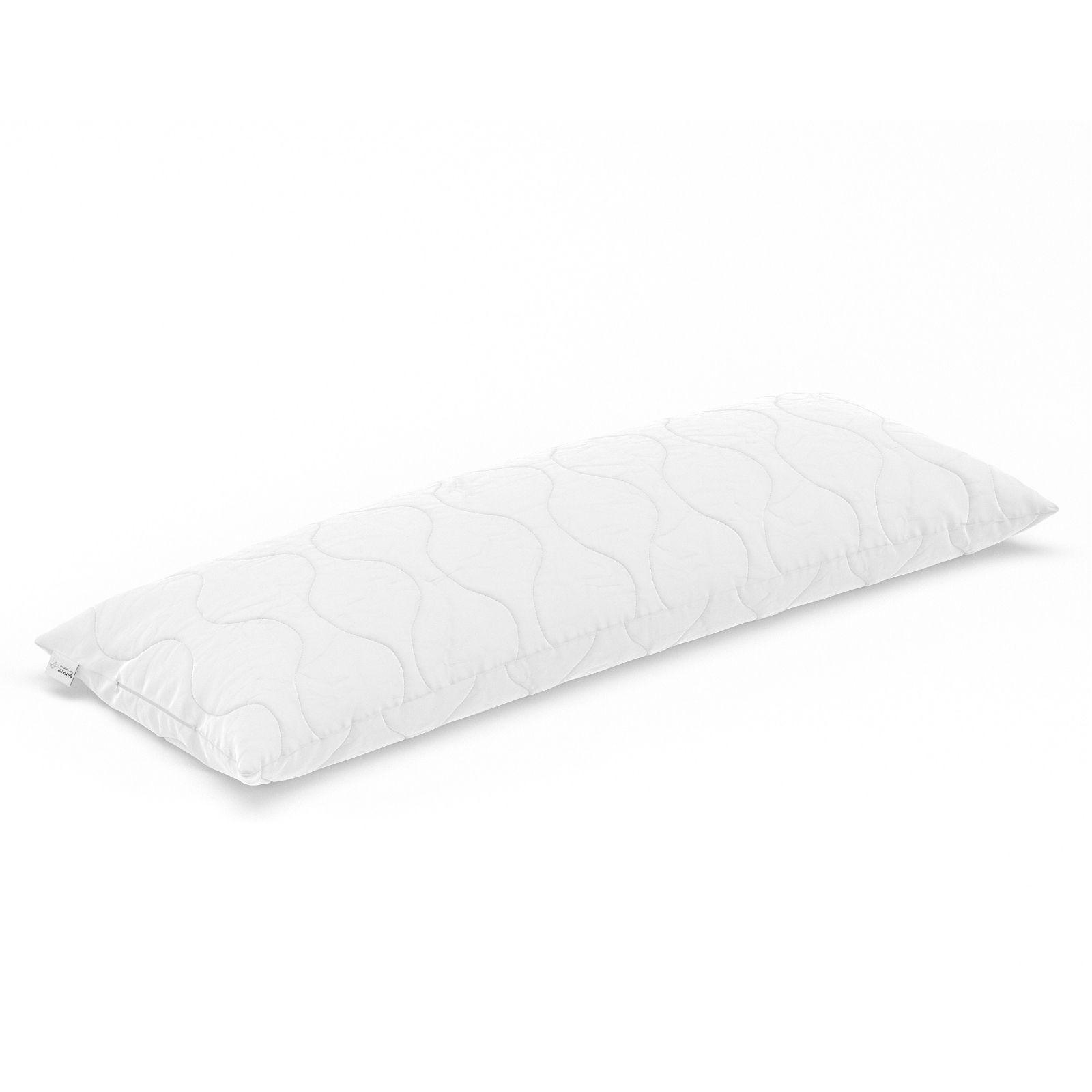 KOPFKISSEN 40x105 cm mit individuell anpassbarer Füllung - Weiß, Textil (105/40cm) - Sämann – make a difference.
