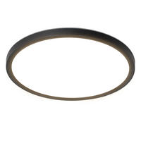 LED stropní svítidlo Malinowski 18/18/2,6 cm - černá, plast (18/18/2.6cm) - Nettlife