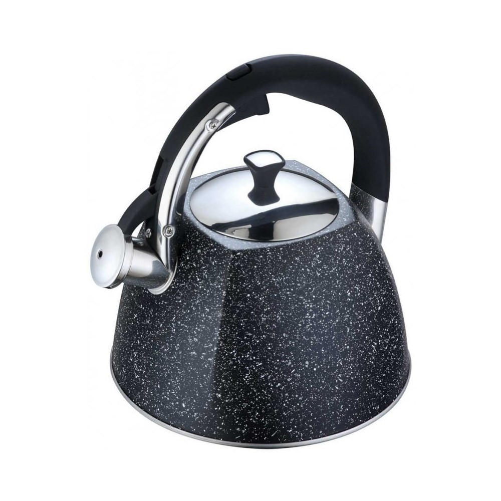 WASSERKESSEL Schwarz 23/20.5/22 cm KB7412 - Schwarz, Metall (23cm) - Klausberg 