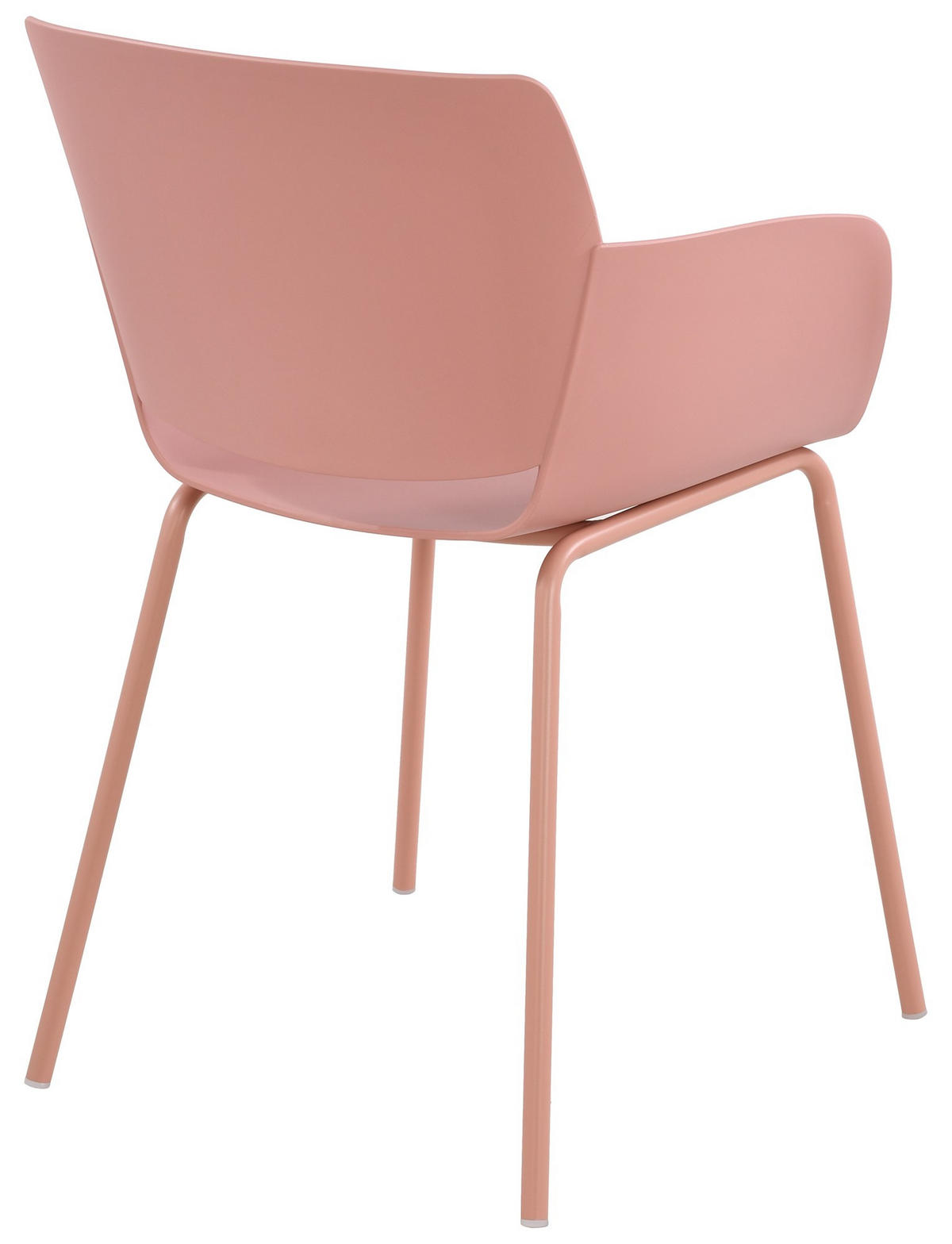 STUHL Kunststoff Pink - Pink, Kunststoff/Metall (58/80/54cm) - CLP