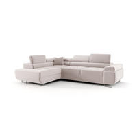 ECKSOFA Monaro Mit Schlaffunktion - Weiß, Holzwerkstoff/Textil (275/202cm) - Fun Möbel