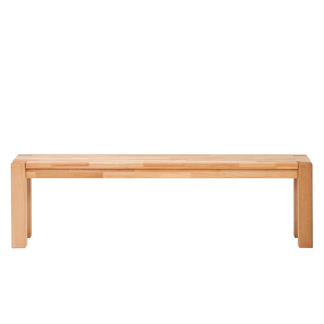 SITZBANK - Kernbuche massiv - Kernbuche, Holz (180/45/35cm) - home24