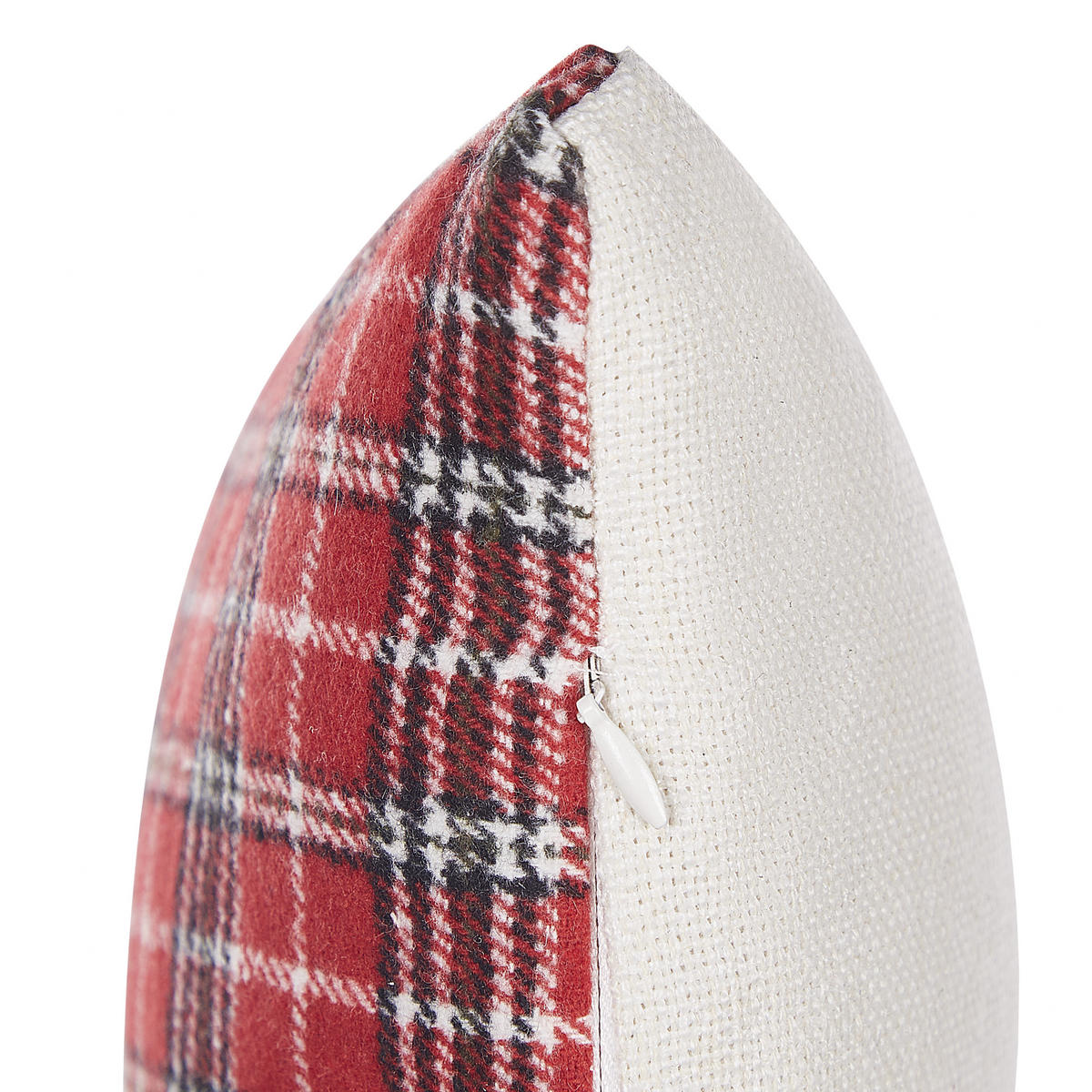 DEKOKISSEN 2er-Set Cremeweiß 30/50 cm Sven - Ecru, Textil (30/50cm) - Beliani