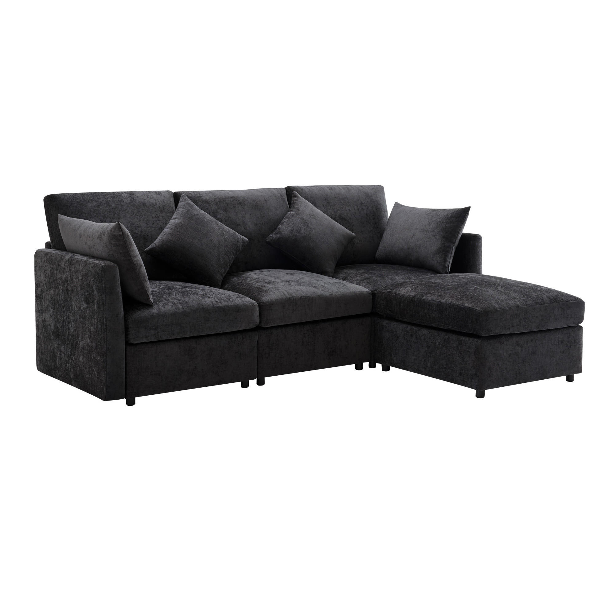 Meubliv Sofa Grau 216x161 cm