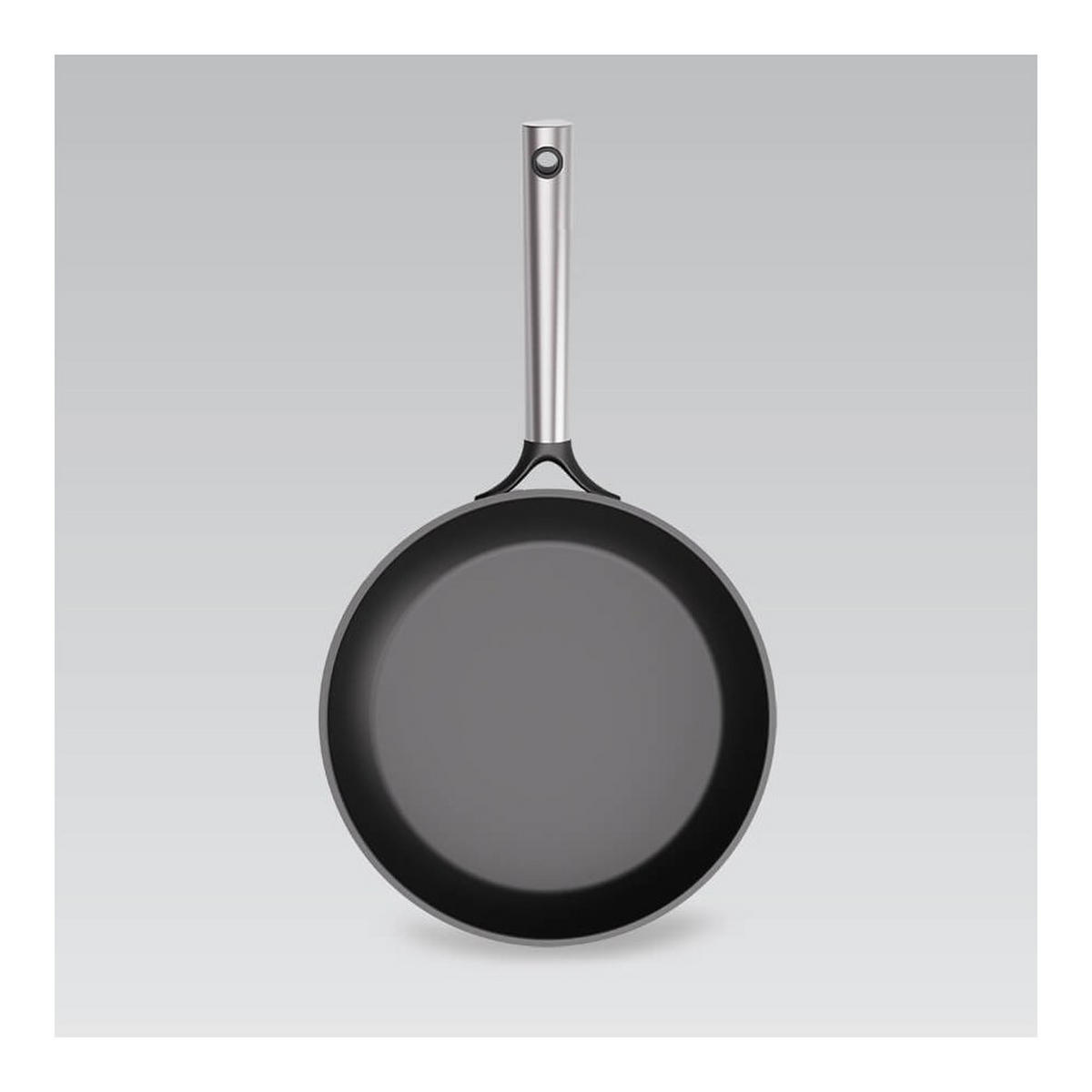 PFANNE Schwarz 39/24/4.8 cm MR122724 - Schwarz, Metall (24cm) - Maestro 