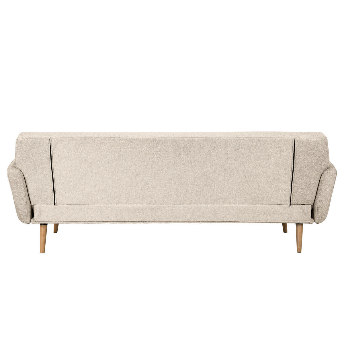 SCHLAFSOFA - Eichefarben/Beige, Holz/Buchenholz (212/79/85cm) - home24