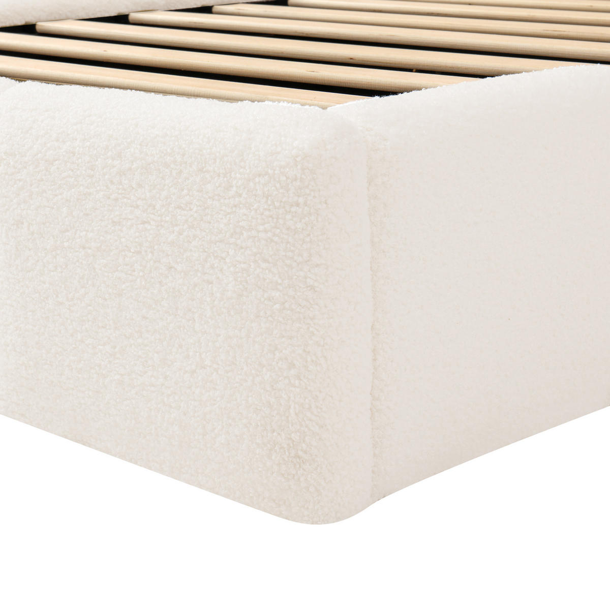 STAURAUMBETT 90/200 cm DE-32793 mit Hydraulik und USB Beige - Beige, Metall (90/200cm) - ComfortXL