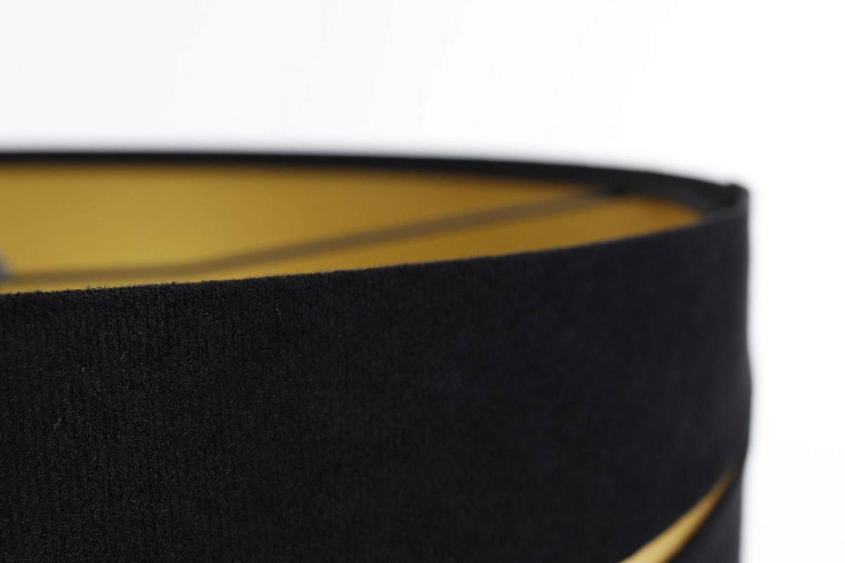 HÄNGELEUCHTE Gold 40/20 cm - Goldfarben/Schwarz, Kunststoff (40/0.4/20cm) - ONZENO
