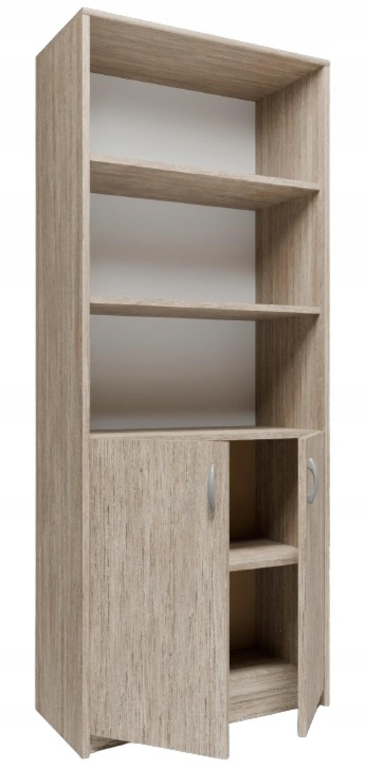 BÜCHERREGAL R7 Sonoma Eiche 74/35/180 cm - Sonoma Eiche, Holzwerkstoff (74/180/35cm) - Matkam Möbel