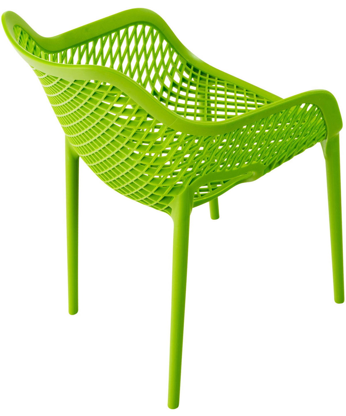 GARTENSTUHL Kunststoff Grün - Grün, Kunststoff (57/81/60cm) - CLP