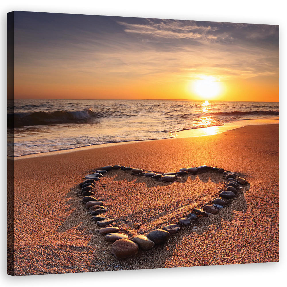 Feeby Wandbild Orange 50x50 cm