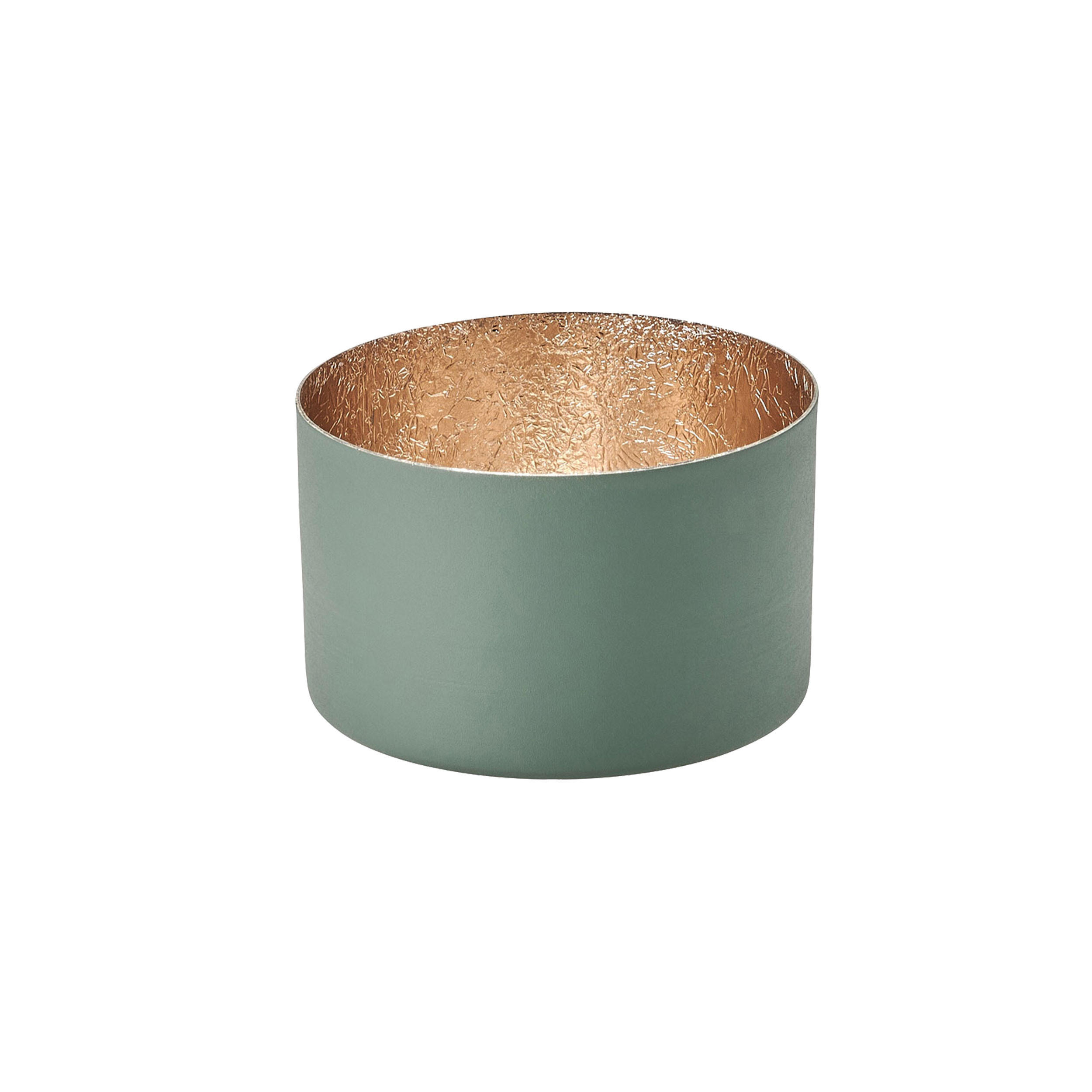 TEELICHTHALTER Chennai S, Eisen, Yucca, Gold, 5 cm, 1054603073 - Blau, Metall (5cm) - Gift Company