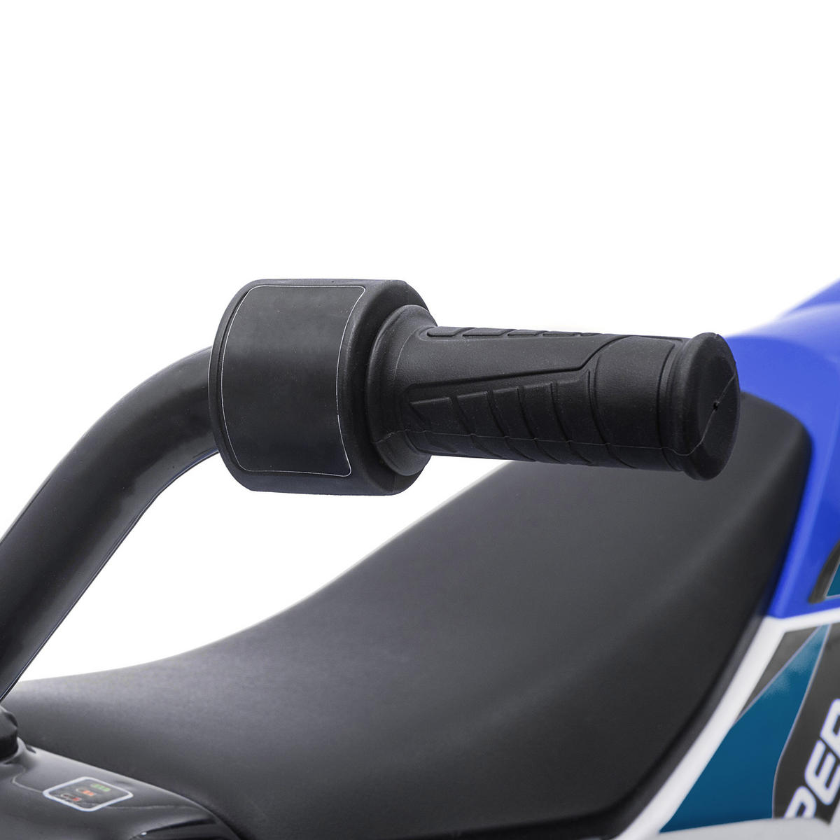 ELEKTRO KINDERMOTORRAD, Blau/Grün/ Rot, PP+ Metall - Blau, Kunststoff (106.5/51.5/68cm) - HOMCOM