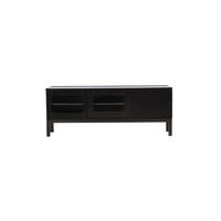 SIDEBOARD Schwarz - Schwarz, Holzwerkstoff (150/57/40cm) - ebuy24