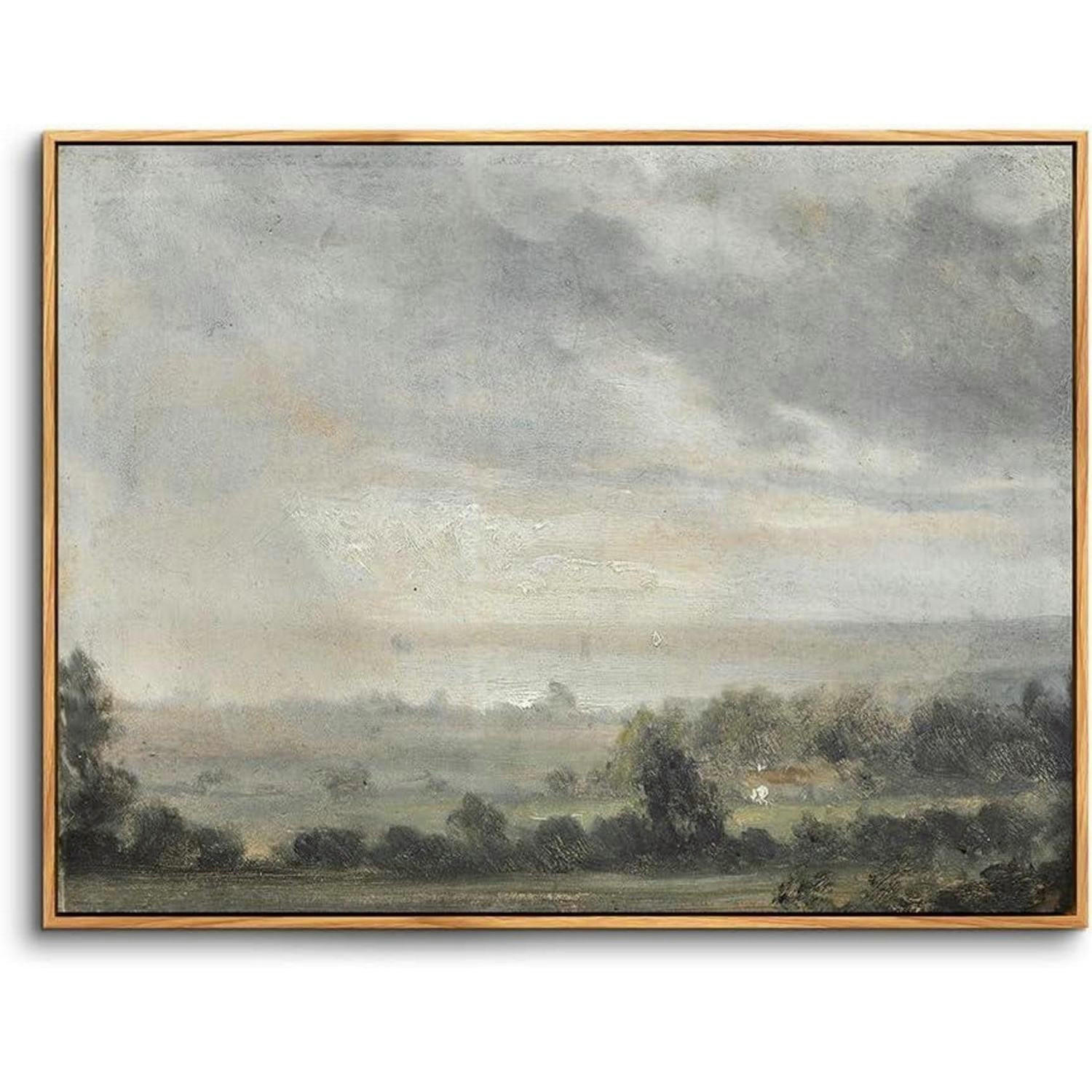 LEINWANDBILD mit Rahmen Holz 60 x 90 cm Naturlandschaft - Multicolor, Holz (60/0.5cm)