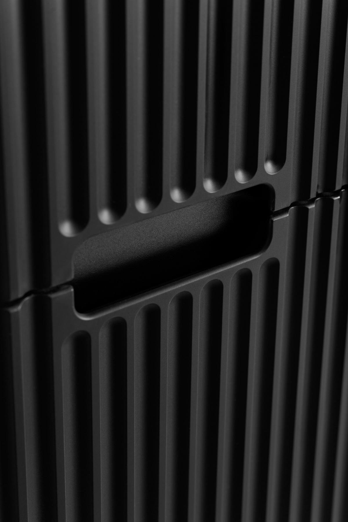 BADEZIMMERSCHRANK : schwarz, 35 x 136 x 27 cm - Schwarz, Holzwerkstoff (35/136/27cm) - 3XE LIVING