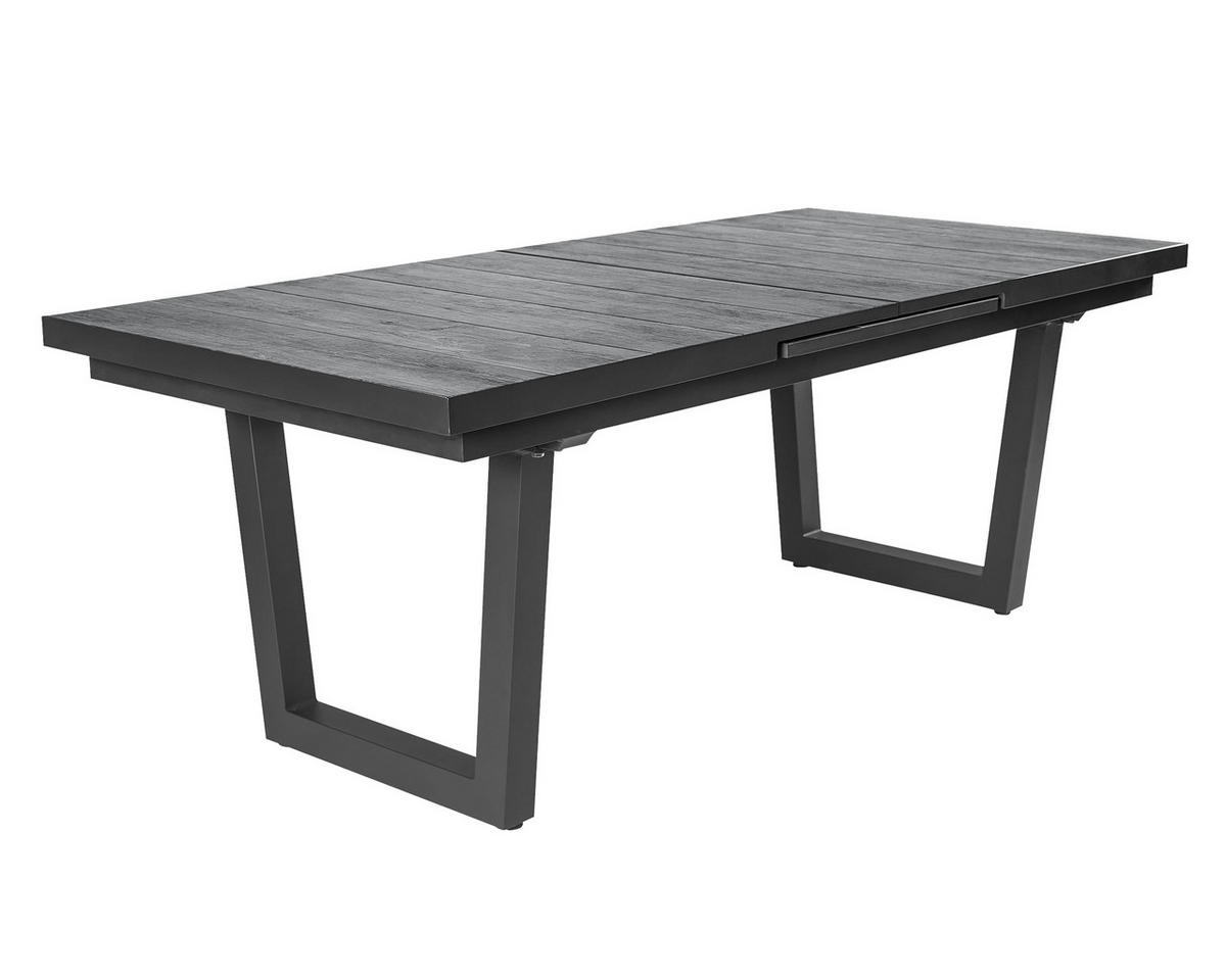 GARTENTISCH Nizza 200/260x100x75 cm, Keramik, Anthrazit - Anthrazit, Keramik (100/260/75cm) - dasmöbelwerk