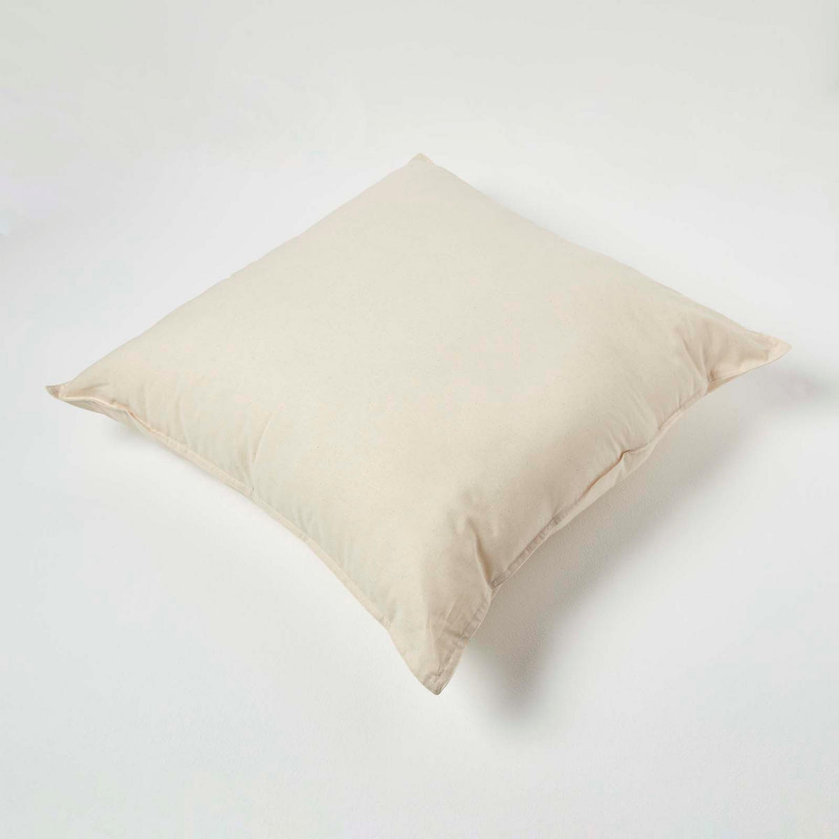 FÜLLKISSEN 60/60 cm – Bio-Baumwolle, Super-Mikrofaser-Füllung - Beige, Textil (60/60cm) - Homescapes