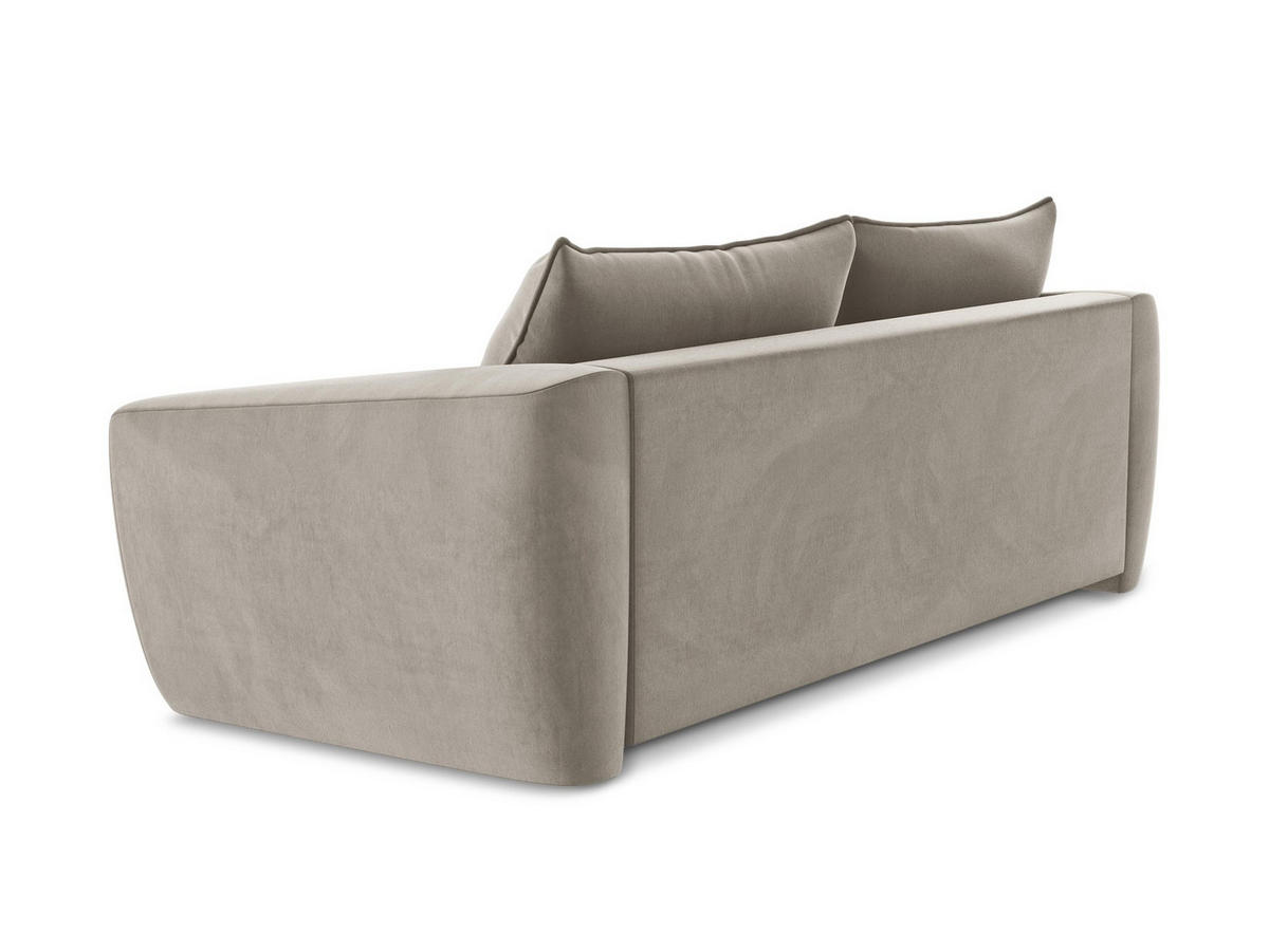 SOFAELEMENT Links Chenille Stoff Blau - Blau/Schwarz, Holzwerkstoff/Kunststoff (179/70/113cm) - Makamii