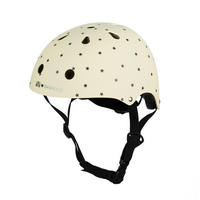 FAHRRADHELM für Kinder 3-7 Jahre, Creme - Creme, Kunststoff (21/24cm) - Banwood