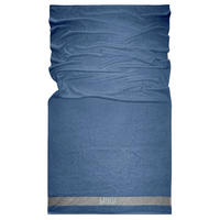 SAUNAHANDTUCH Lima Jeansblau 100x200 cm - Dunkelblau, Naturmaterialien (100/200cm) - Lashuma
