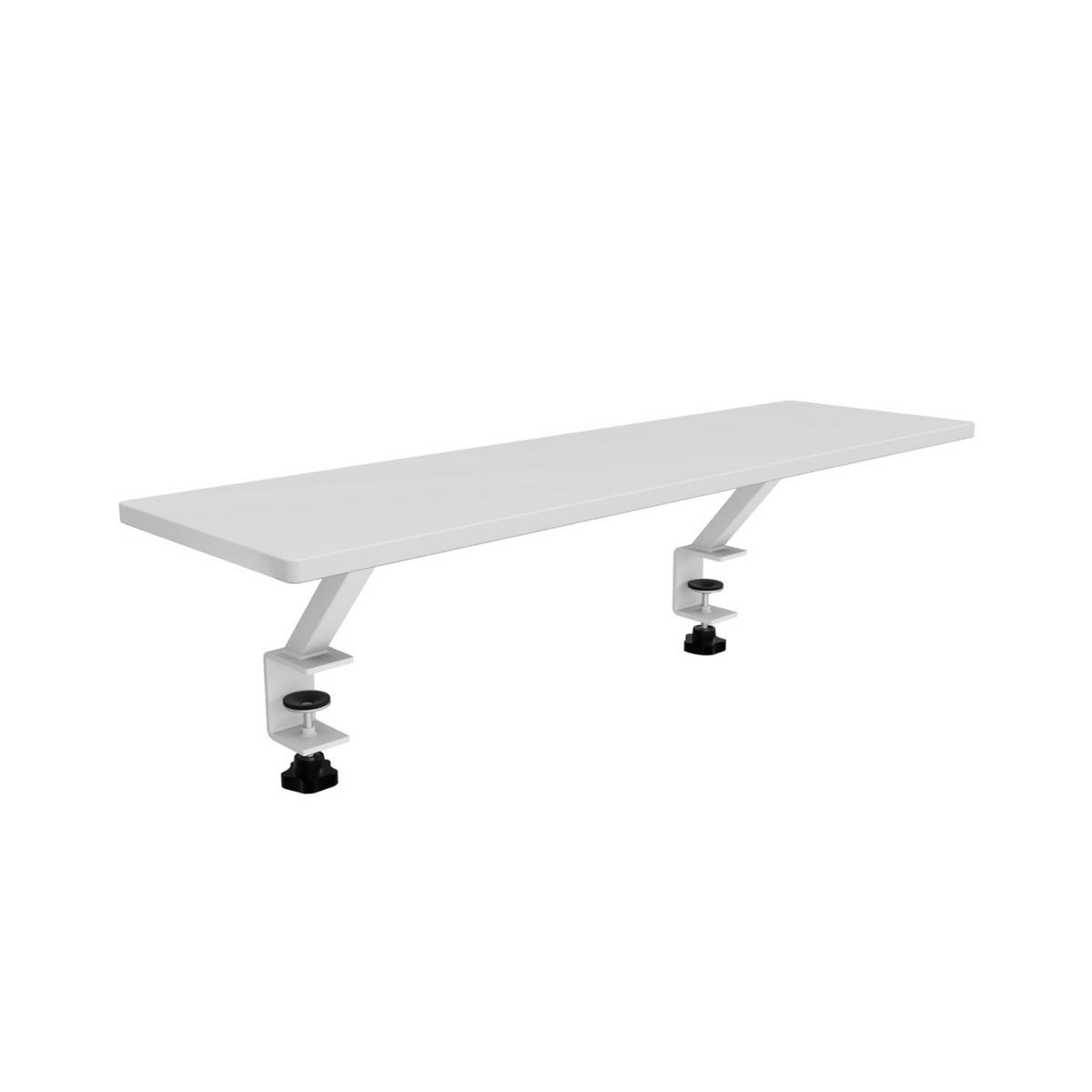 SCHREIBTISCHAUFSATZ Arena 80/23/15 cm Weiß - Weiß, Metall (23/80/15cm) - Arozzi