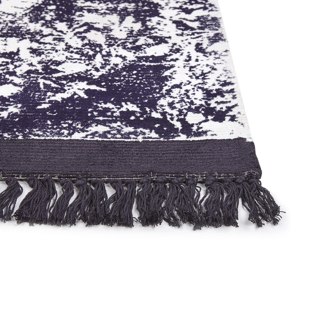 KURZFLOR-TEPPICH Akarsu 200/140 cm - Violett, Naturmaterialien (140/200cm) - Beliani