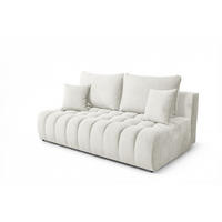 SCHLAFSOFA Nina - Weiß, Holzwerkstoff/Textil (200/96/107cm) - Fun Möbel